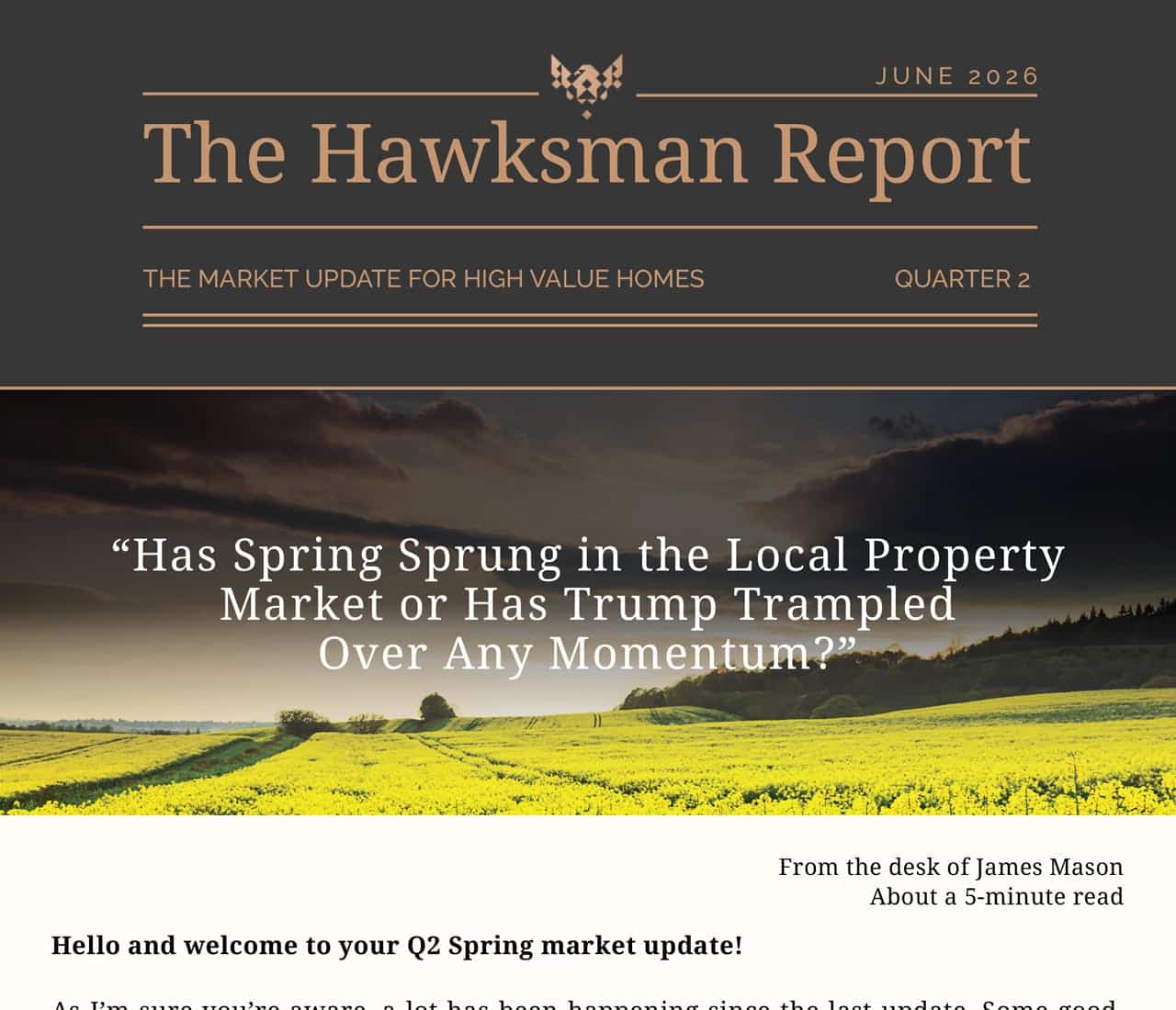 Hawksman Market Report Q2 2026